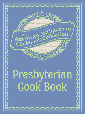 cover image of Presbyterian Cook Book